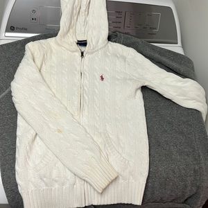 Vintage knit Ralph Lauren sweater hoodie